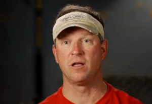 Who let you wear that visor?