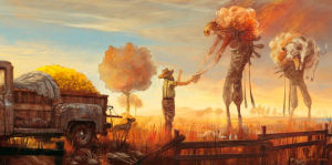 When you google images for "trade" you get this image of a farmer trading his cow to aliens. We live in a time of wonders